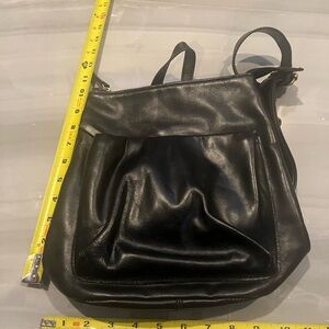 Andar Black Leather Addison Mini Backpack